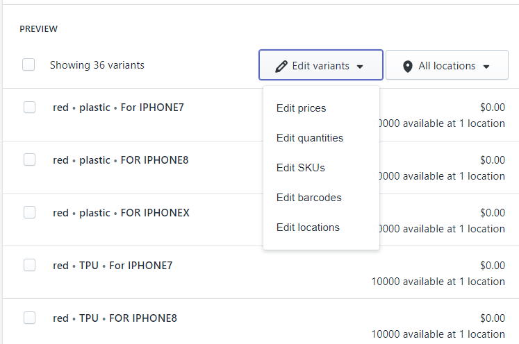 Shopify教程-产品上传(图片,变量,标签,库存,价格等)设置 Shopify教程-产品上传(图片,变量,标签,库存,价格等)设置