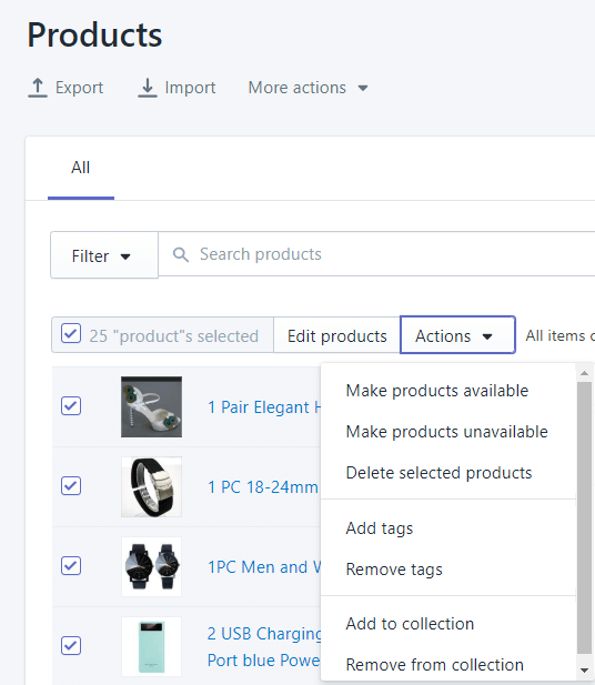 Shopify教程-产品上传(图片,变量,标签,库存,价格等)设置 Shopify教程-产品上传(图片,变量,标签,库存,价格等)设置