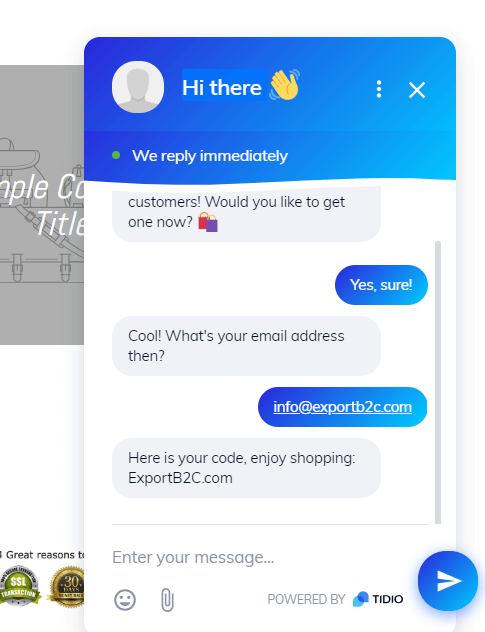 Shopify在线聊天工具Tidio live chat 安装使用教程